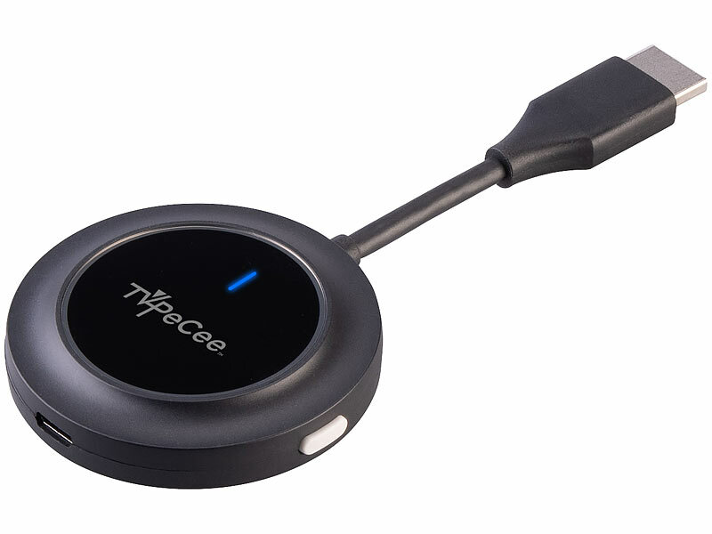 ; Streaming-Empfänger für Miracast, DLNA & AirPlay Streaming-Empfänger für Miracast, DLNA & AirPlay Streaming-Empfänger für Miracast, DLNA & AirPlay 