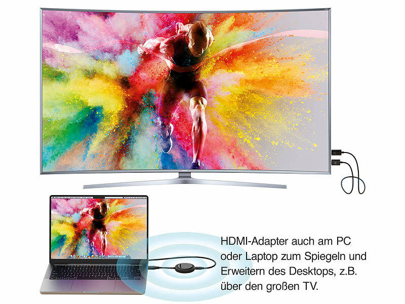; Streaming-Empfänger für Miracast, DLNA & AirPlay Streaming-Empfänger für Miracast, DLNA & AirPlay Streaming-Empfänger für Miracast, DLNA & AirPlay 